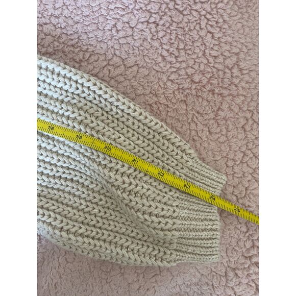 Lulus Women's Autumn Leaves Tan Multi Color Chevron Stripe Knit Sweater Sz Small - Picture 6 of 8